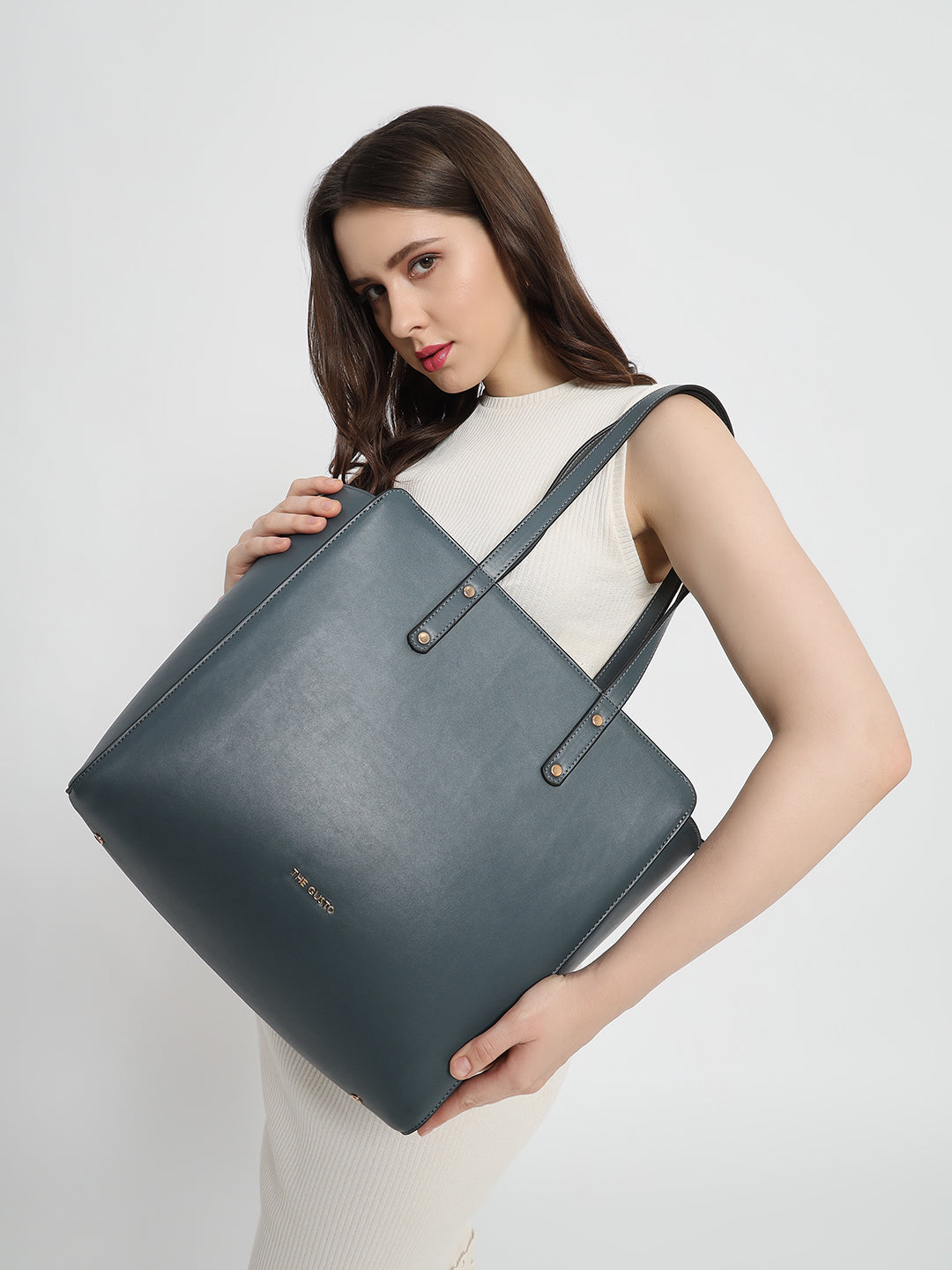 Beyond+ Tote with Zipper Moss Blue