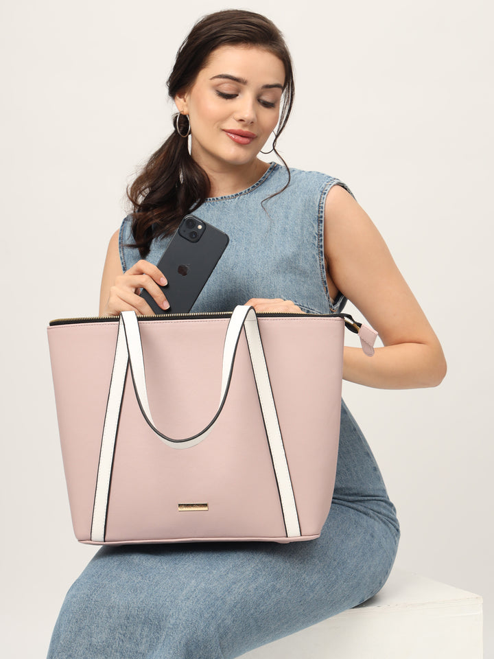 Aza Tote Pastel Pink