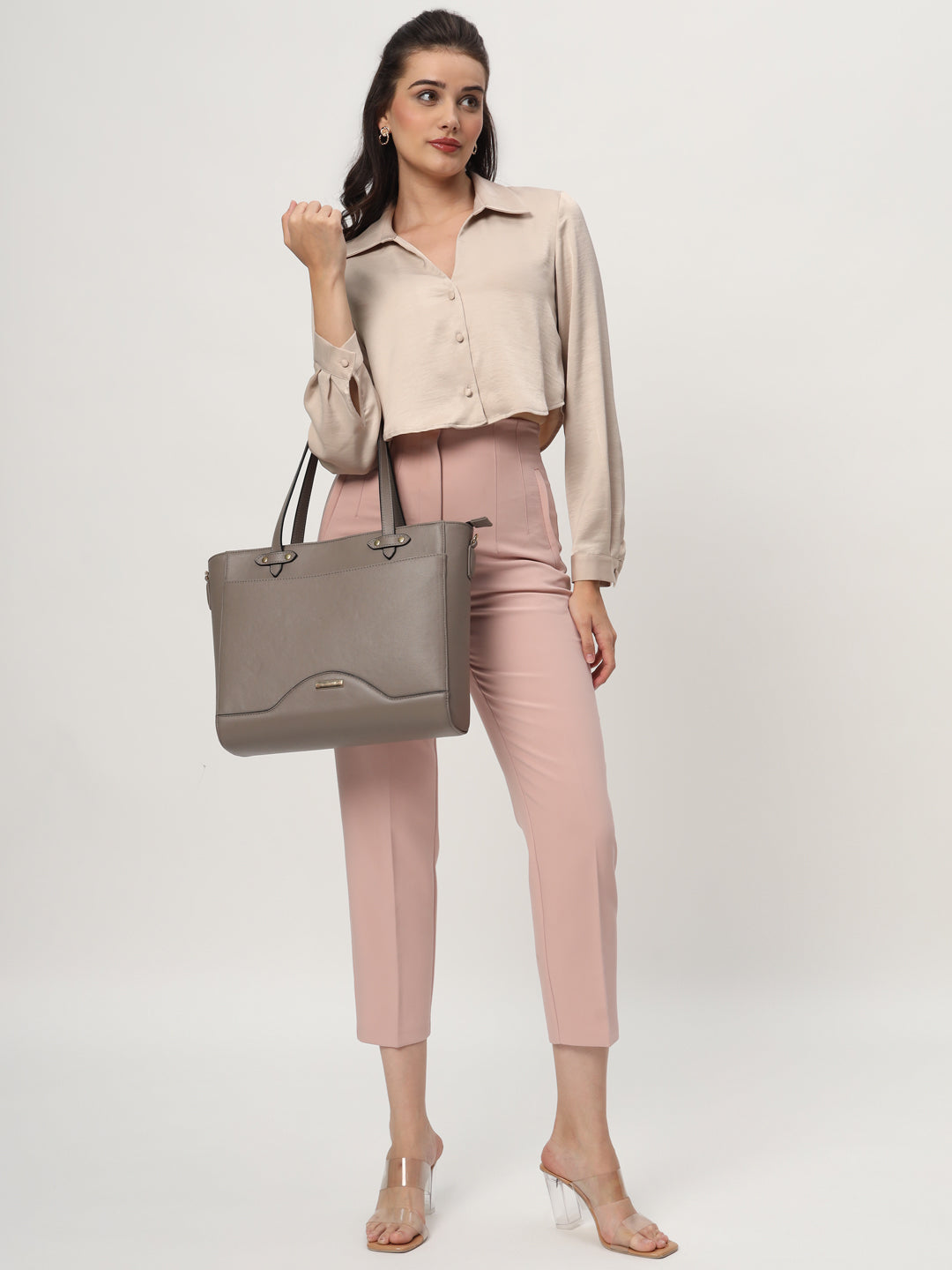 Ardor Grained Tote Clay