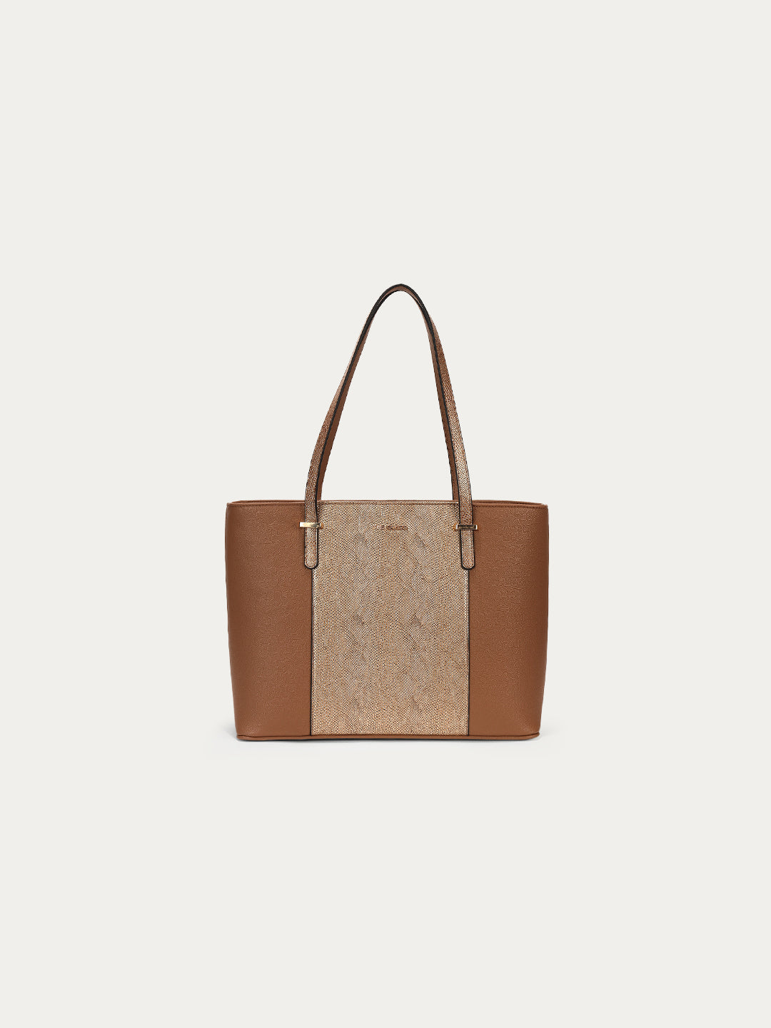 ICONIC TOTE - Gold & Tan