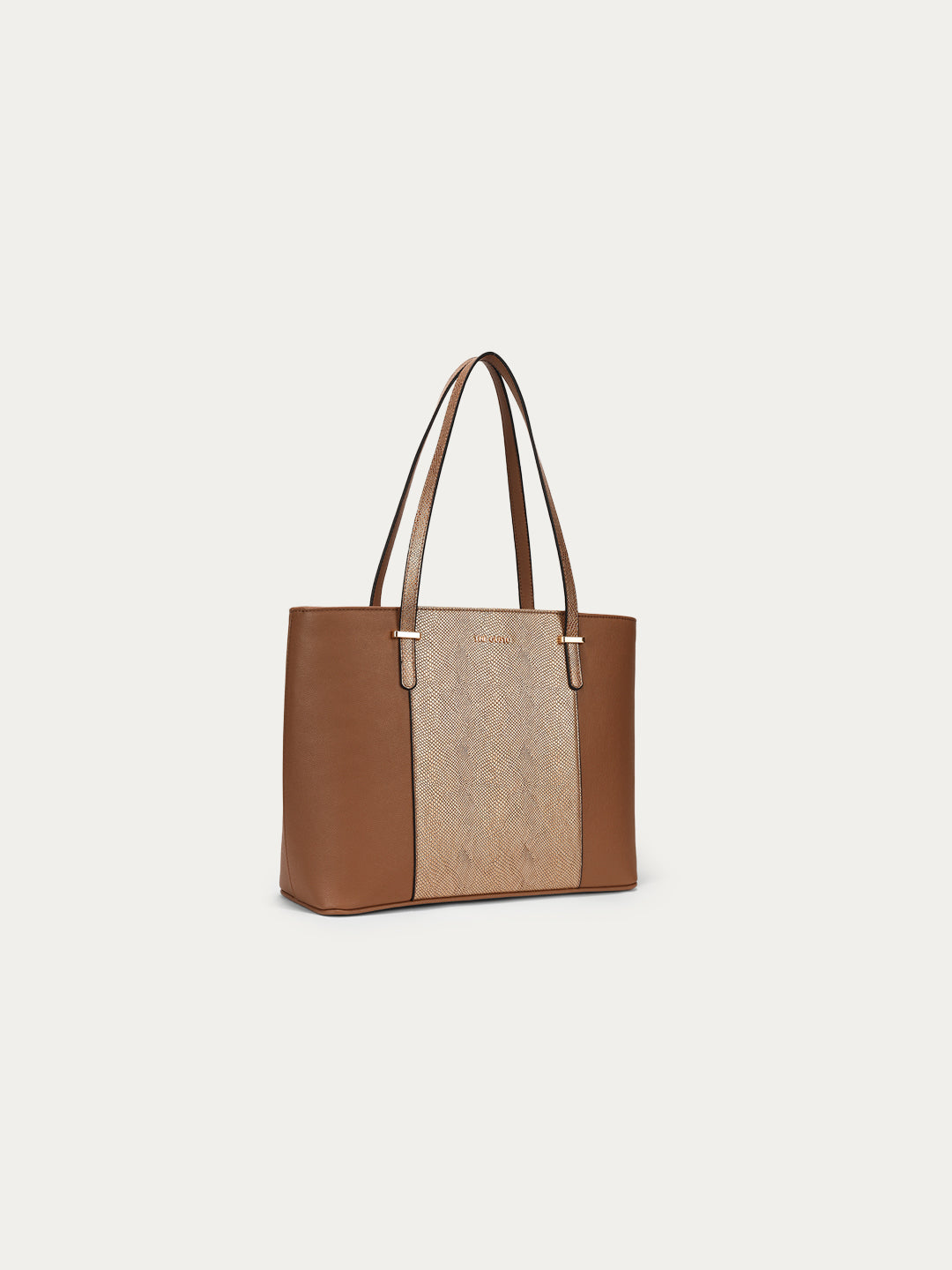 ICONIC TOTE - Gold & Tan