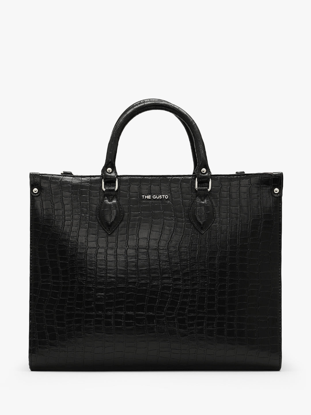 Celeste Tote & Cosmos Croco Pouch Set Combo