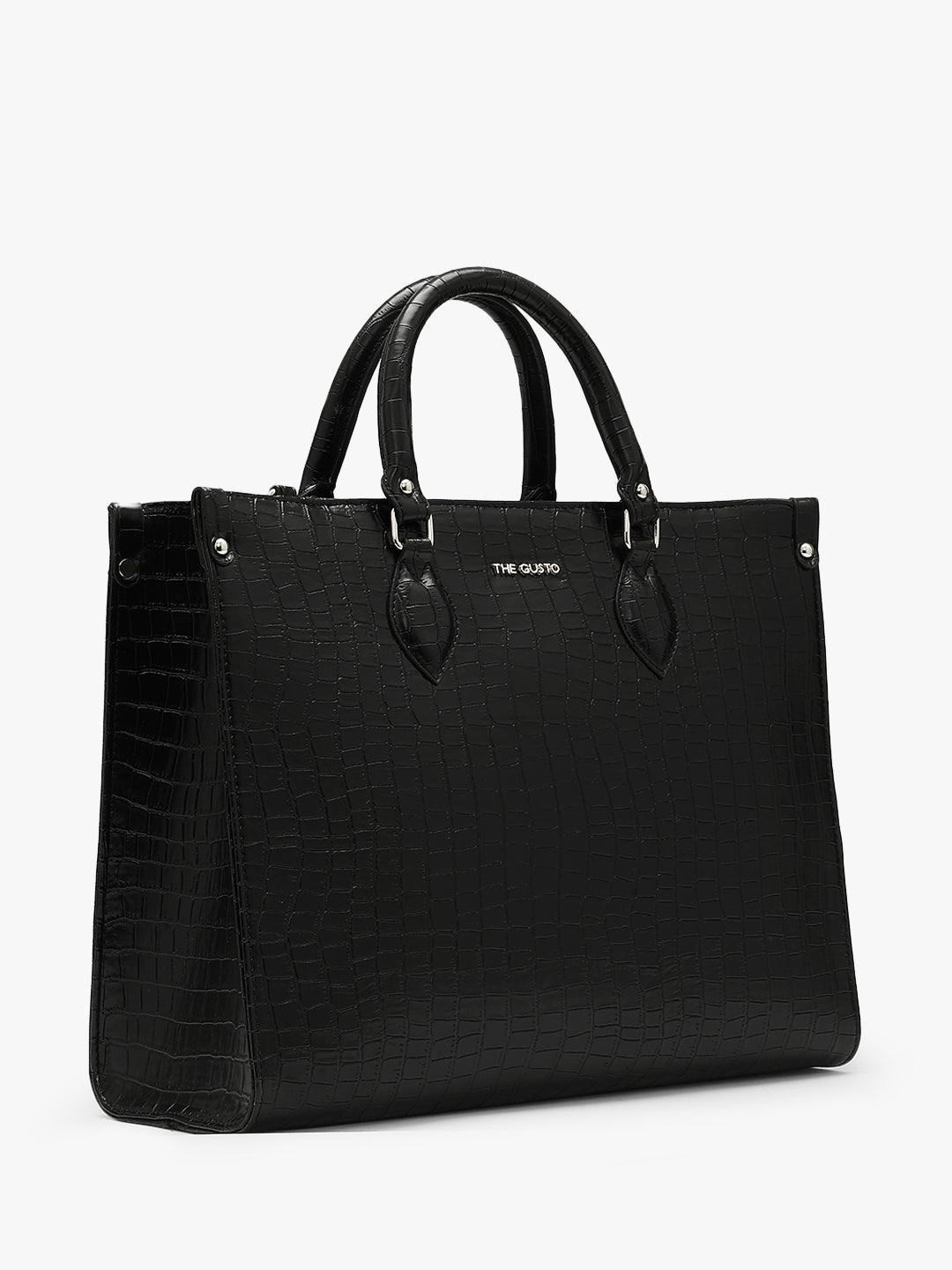 Celeste Tote & Cosmos Croco Pouch Set Combo