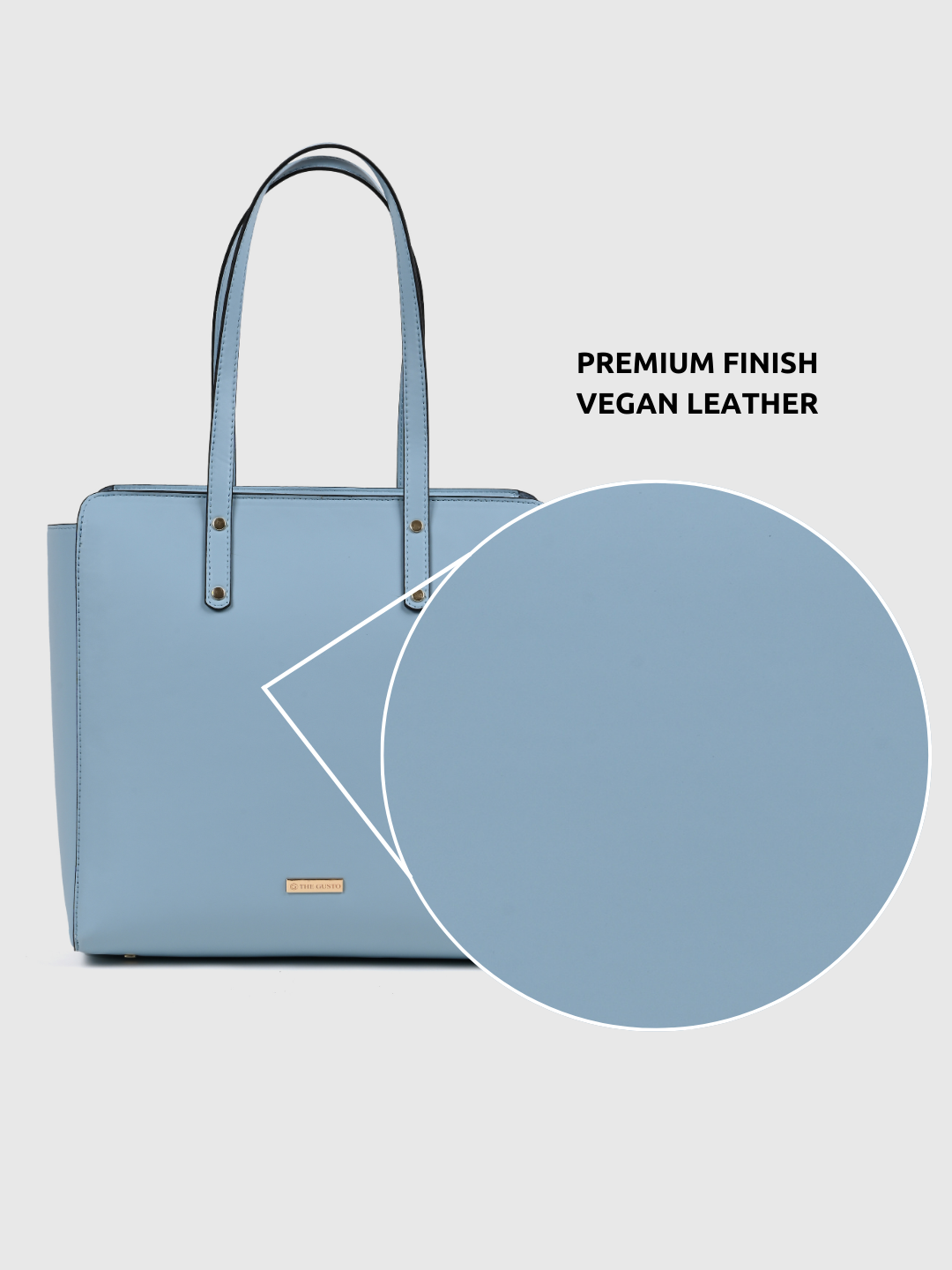 Beyond+ Tote with Zipper Light Blue