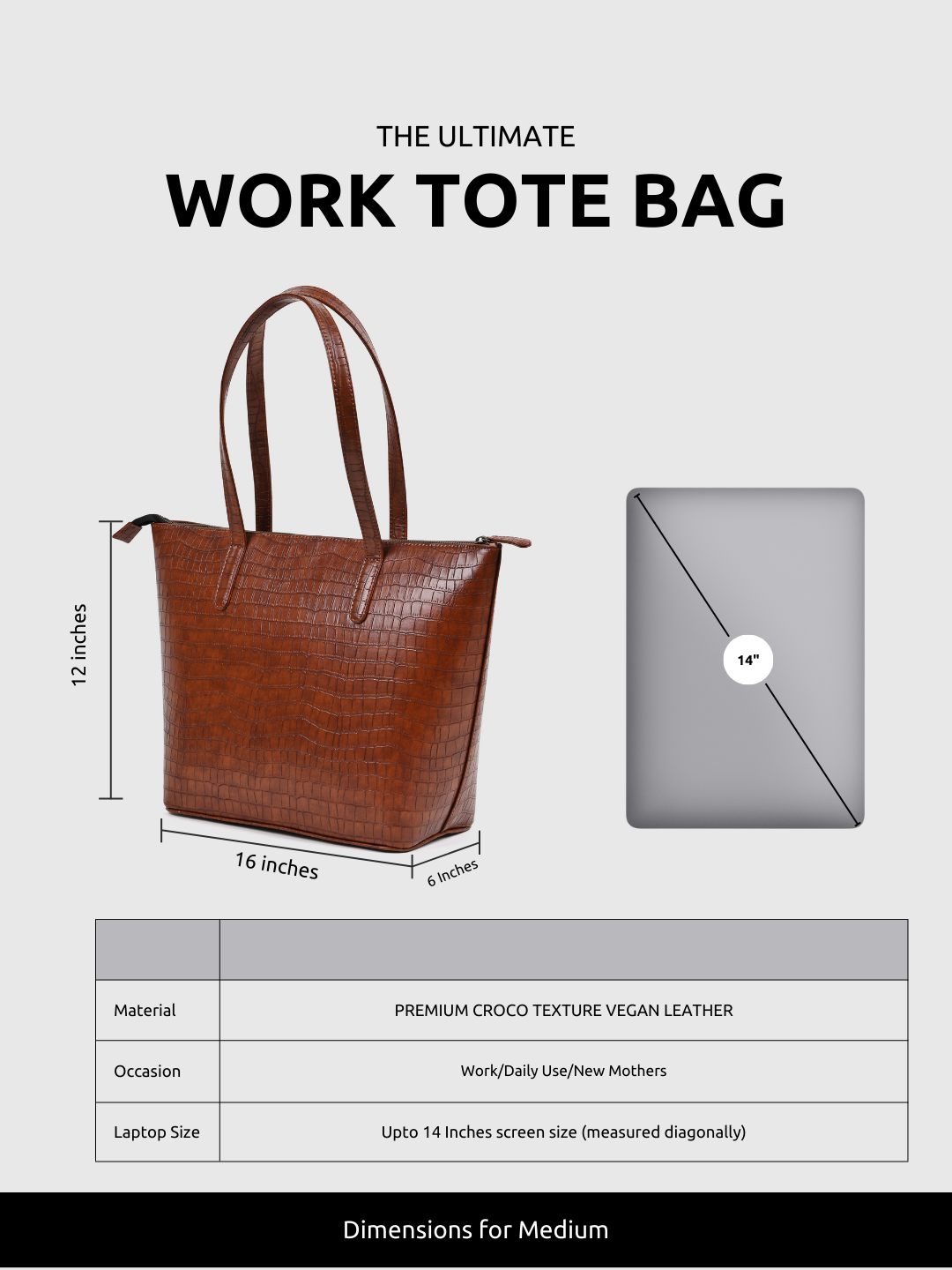 Colossal Tote Tan