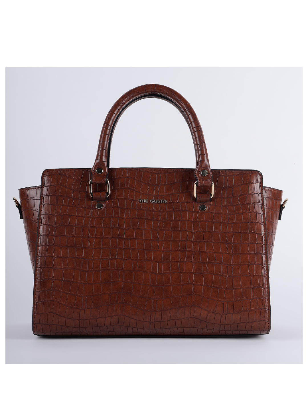 Elora Satchel Sling - Croco Tan