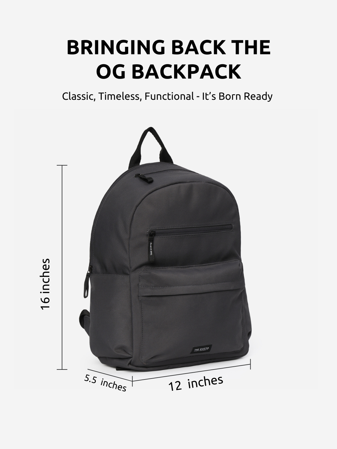 Voyager Backpack - Slate Grey