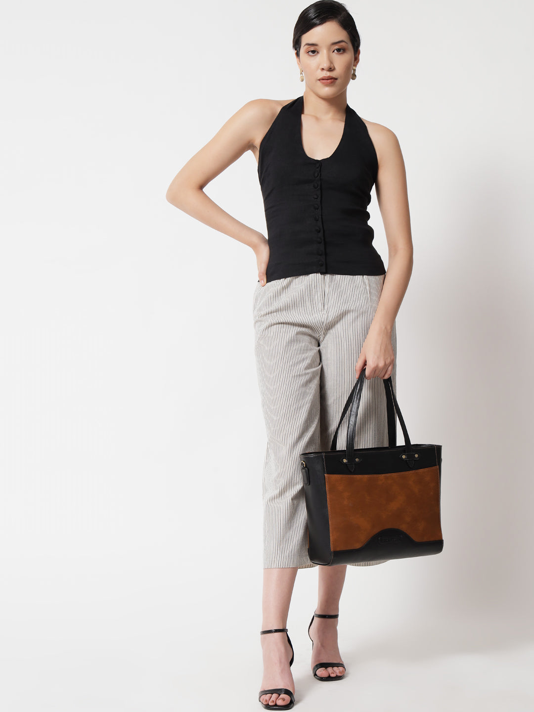 Black and Tan ardor tote bag