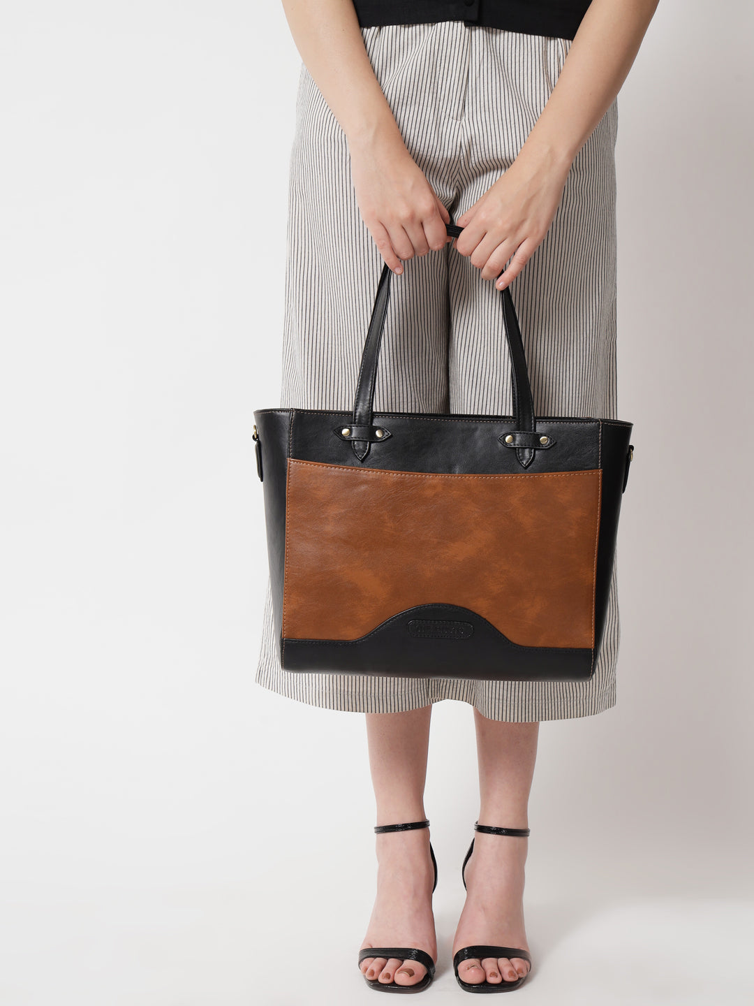 Black and Tan ardor tote bag