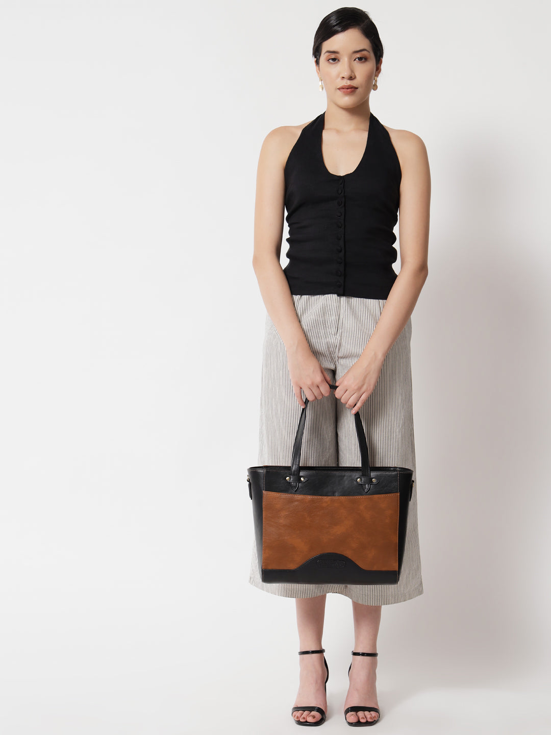 Black and Tan ardor tote bag