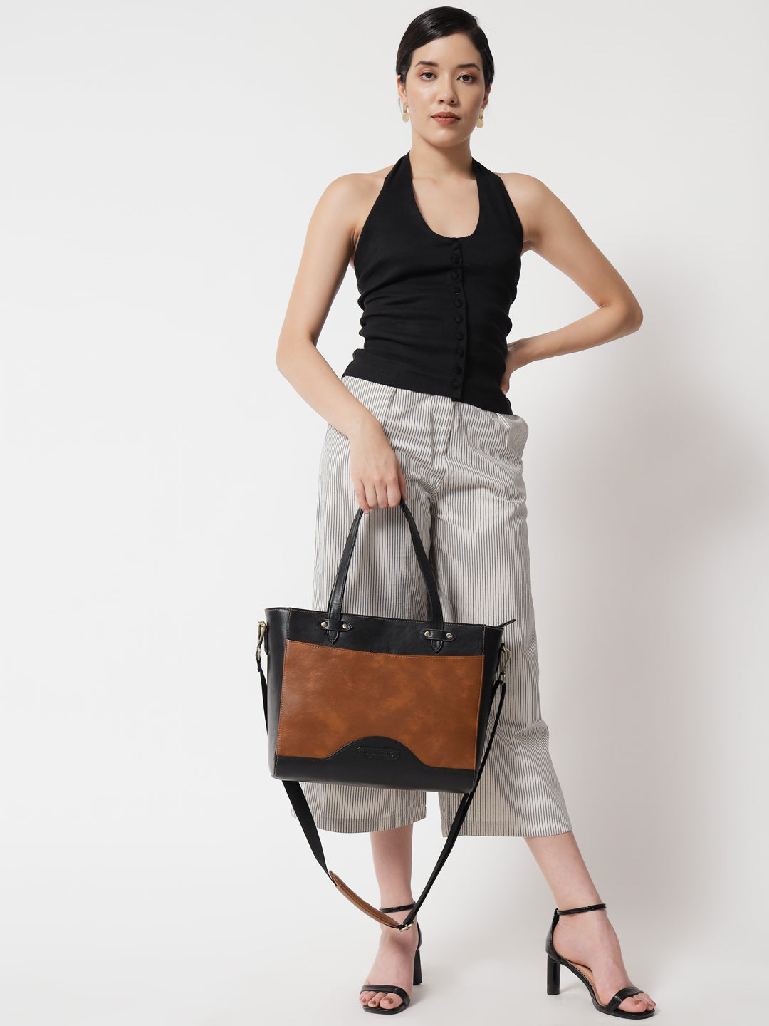 Black and Tan ardor tote bag