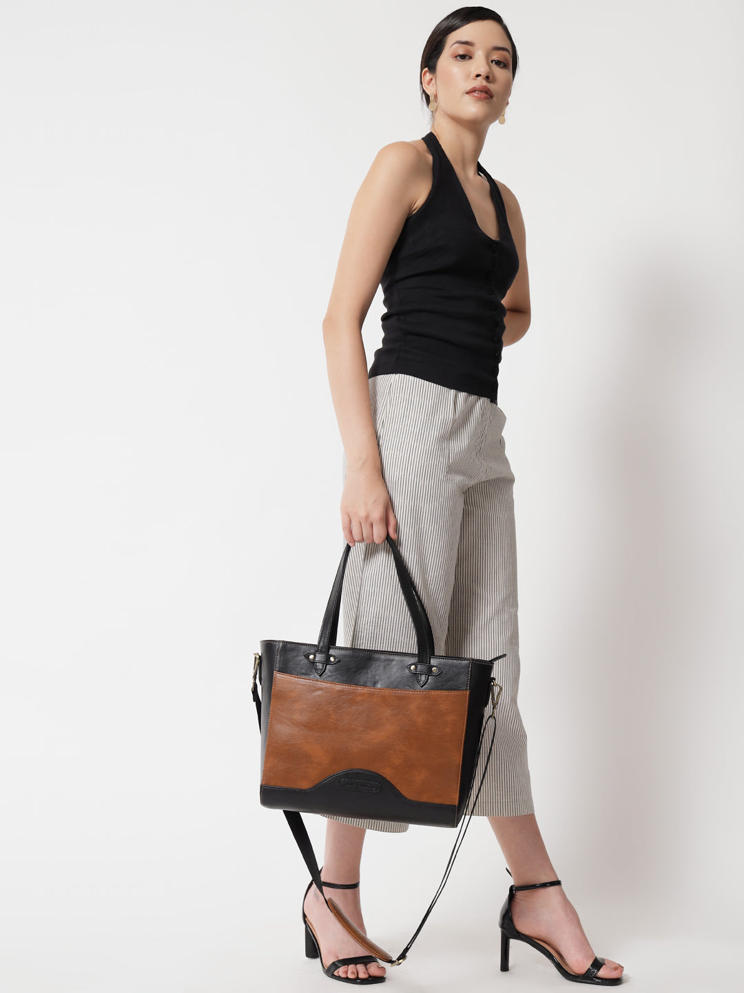 Black and Tan ardor tote bag